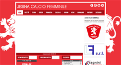 Desktop Screenshot of jesinacalciofemminile.it